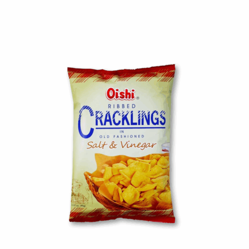 Oishi Ribbed Crackling Salt And Vinegar