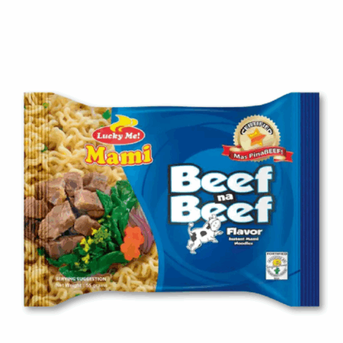 Lucky Me Beef Noodles Pouch