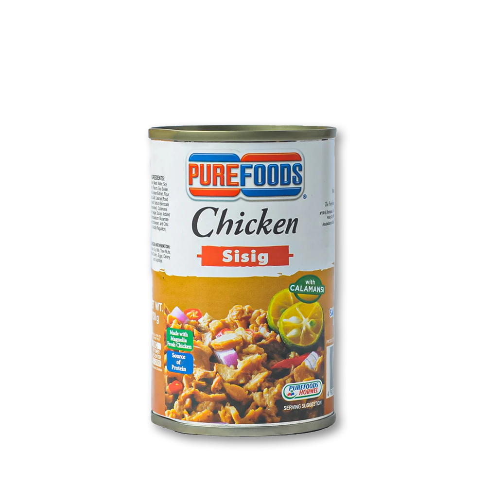 PUREFOODS  - CHICKEN SISIG - 150g x 48- MRI