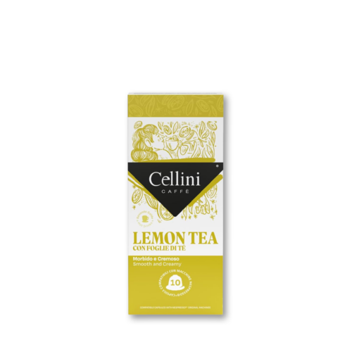 Cellini - Capsule compatibili Nespresso - Tè al Limone -CLNTHTEL100
