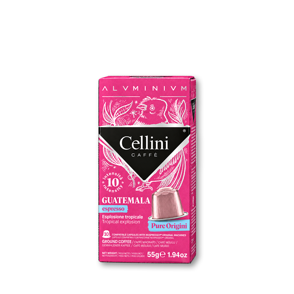 Cellini - Capsule compatibili Nespresso - caffè Guatemala -CLALNCFGUA100